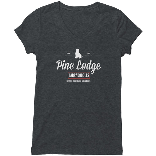 Pine Lodge T-Shirt (Womens V-Neck)